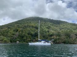 Anchored in front of P. Gunung Api